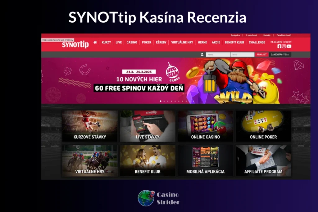 Synottiop Kasína Recenzia