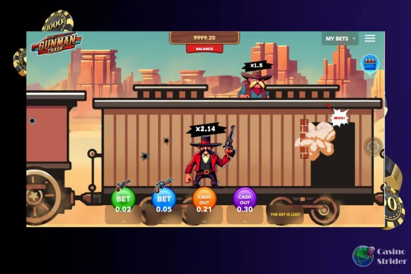 Gunman Crash!