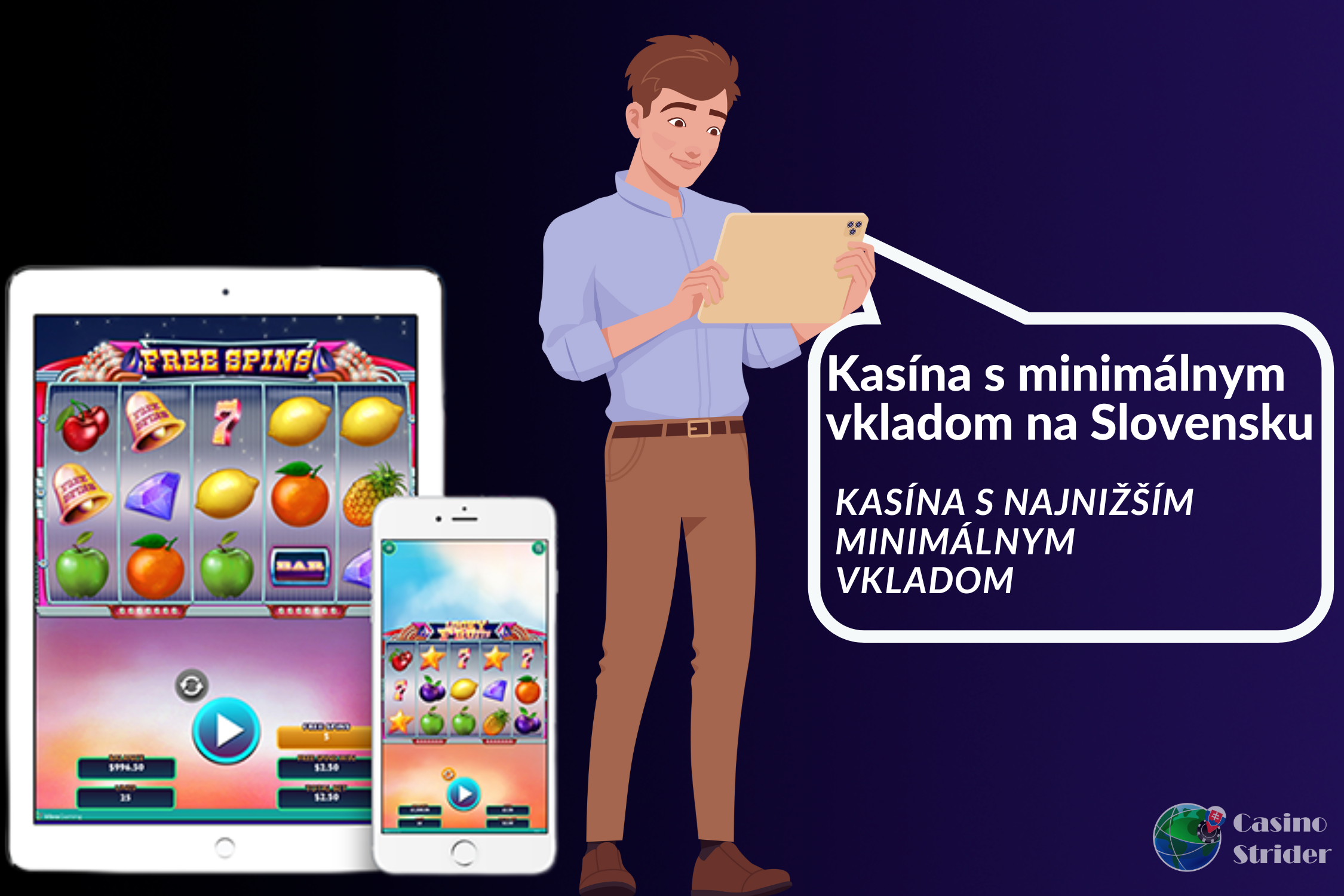 Populárne minimálne vklady v kasínach