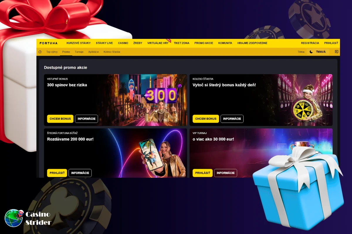 Fortuna 30 euro bonus bez vkladu