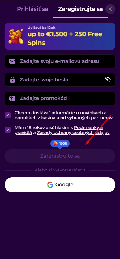 Zadajte prihlasovacie údaje